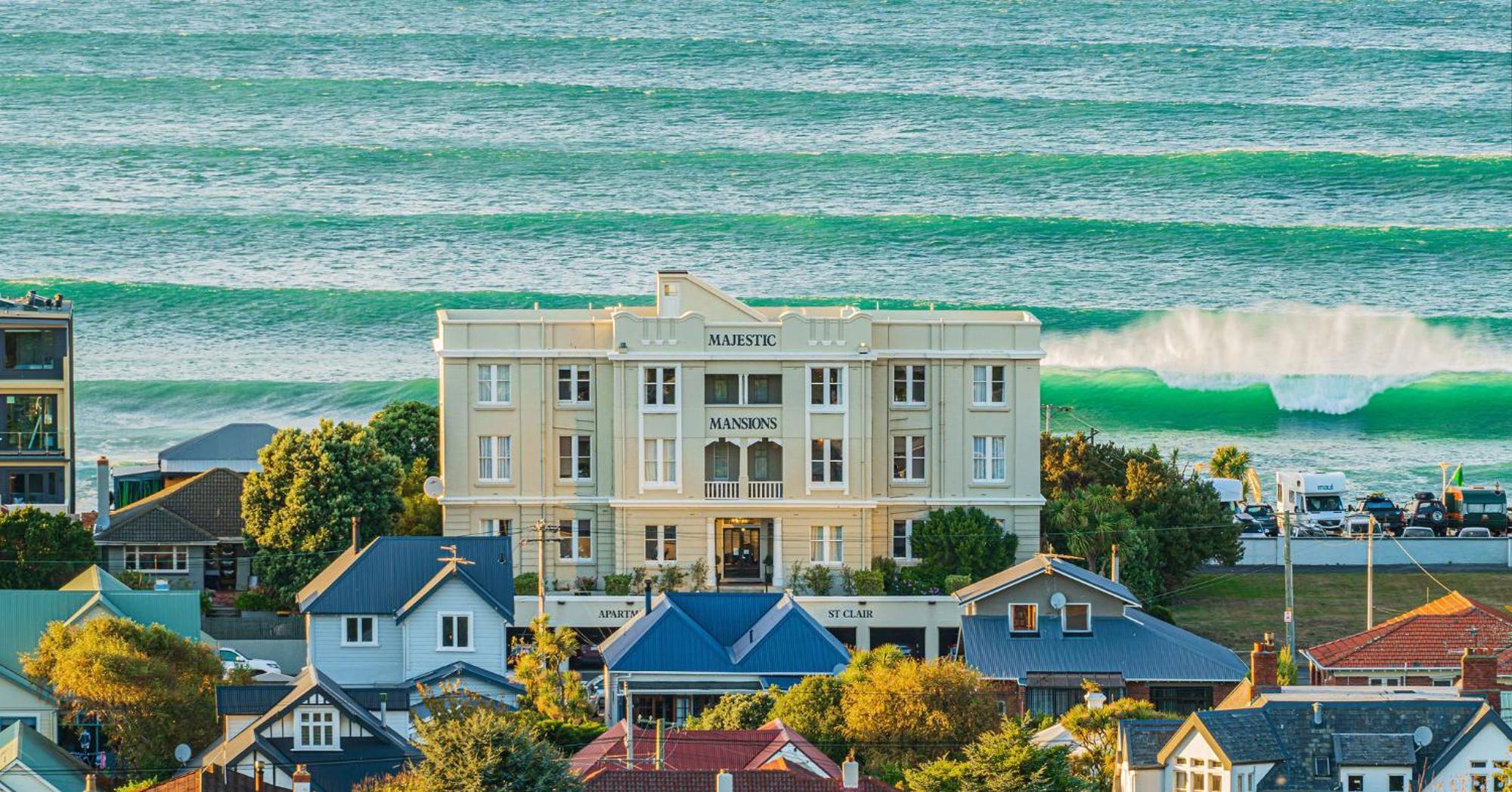 Majestic Mansions - Apartments At St Clair Dunedin Exterior photo